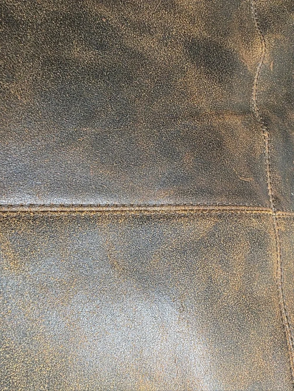 M Julian‎ Distressed Leather Messenger Bag Brown Rustic Laptop Satchel